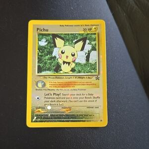 Pichu Yellow Pokémon Trading Card - Holographic